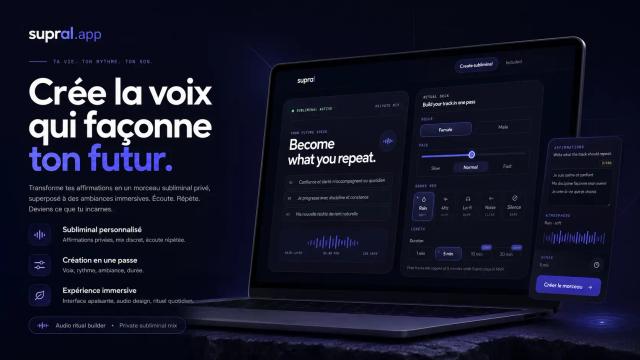 Aperçu de l’application Supral